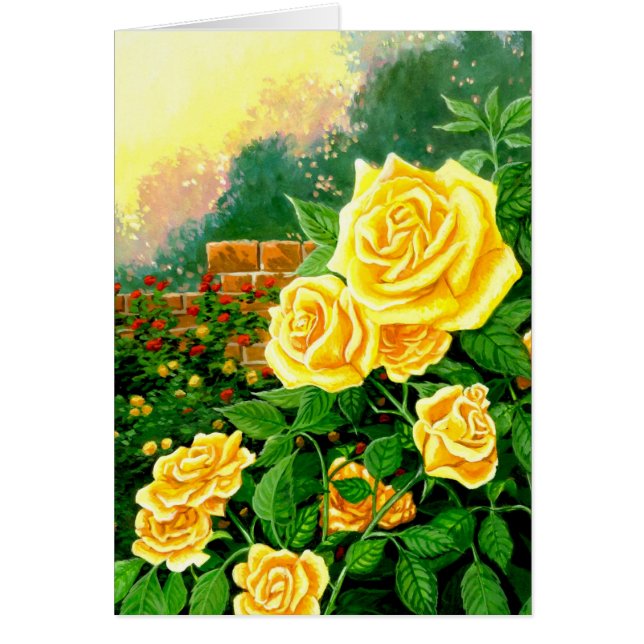 Escalade peinte Roses Jaunes (Devant)
