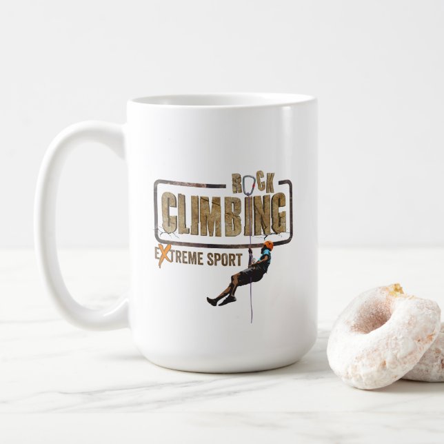 Escalade rock | Mug classique #15 (Avec donut)