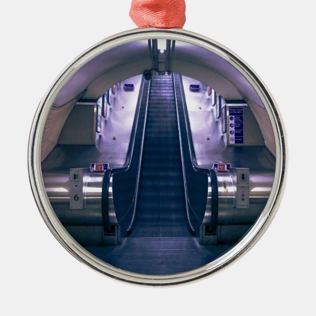 Escalator Metal Ornament (Front)