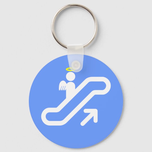 Escalator to Heaven! Keychain (Front)