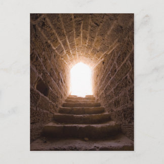 Escalier aux cartes postales de ciel