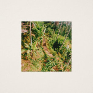 Escalier de la forêt tropicale de Bali
