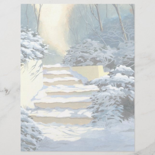 Escaliers d'hiver Cartes (Devant)