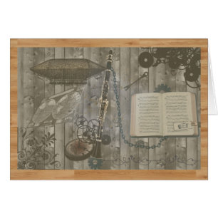 Escapade de Steampunk de clarinette