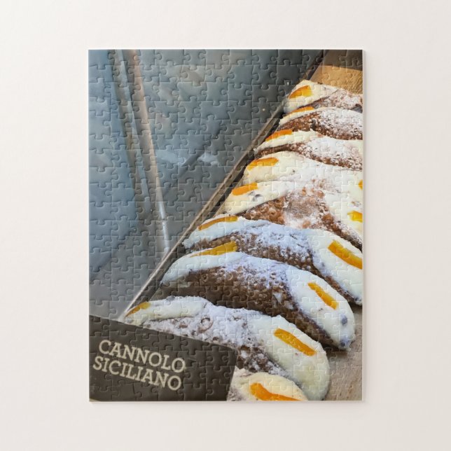 Escape Covid and Let's have some Cannoli Jigsaw Puzzle (Vertical)