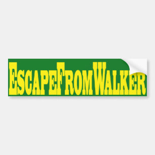Escape From Walker Bumper Sticker
