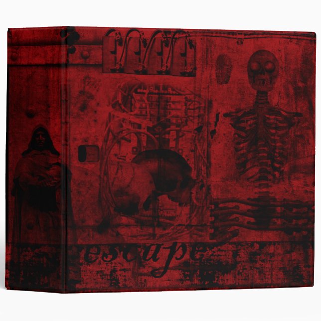 Escape Into Darkness Gothic Grunge Avery Binder (Front/Spine)