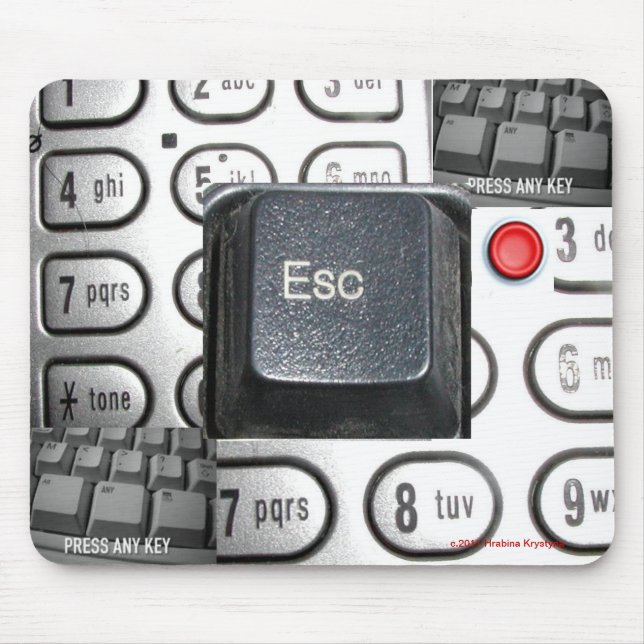 ESCAPE KEY MOUSE PAD (Front)
