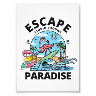 Escape Paradise Photo Print