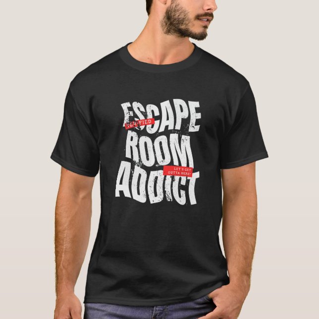 Escape Room Addict Urban Style T-Shirt (Front)