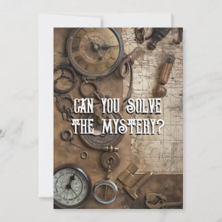 Escape Room Game Personalized Birthday Party Invitation