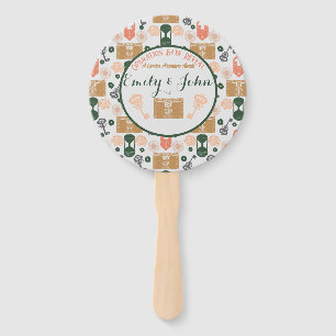 Escape Room Gender Reveal Baby Shower Hand Fan