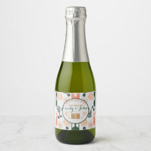 Escape Room Gender Reveal Baby Shower Sparkling Wine Label