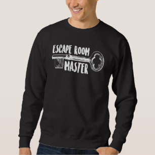 Escape Room Master Key Room Game Adventure Puzzles Sweatshirt