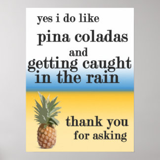 "Escape" - the Pina Colada song art print