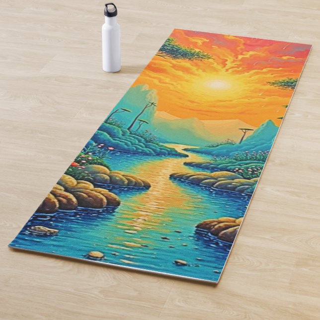 Escape to Nature Art Design Yoga Mat (In Situ)