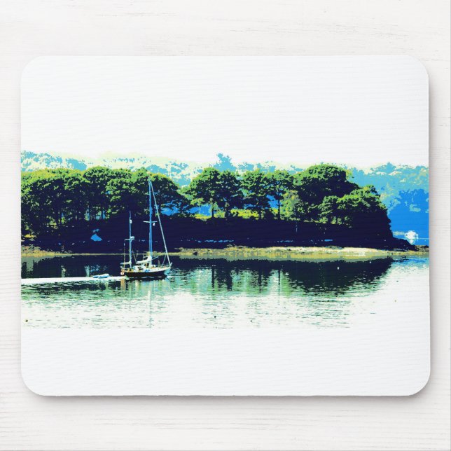 escape to paradise mousepad (Front)