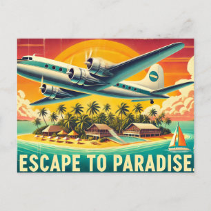 Escape to Paradise. Postcard