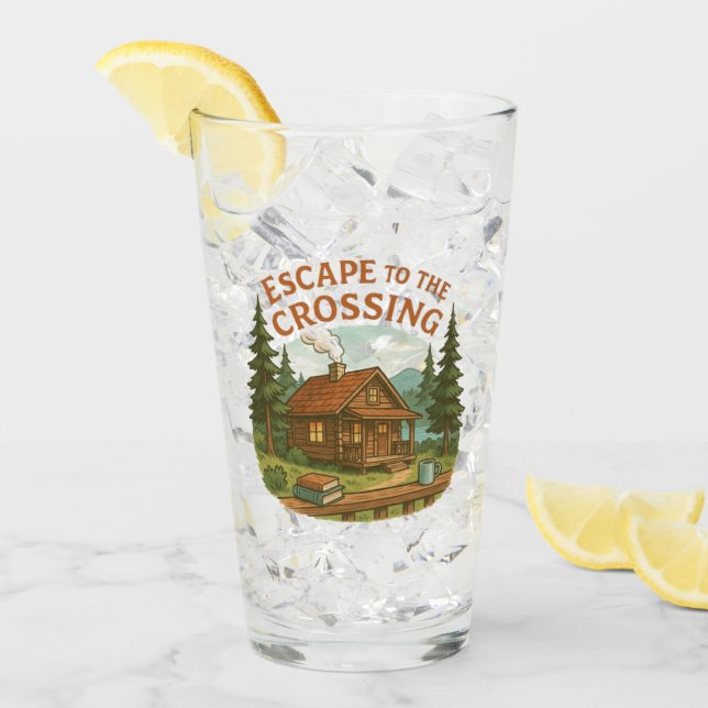 ESCAPE TO THE CROSSING Maggie Sullivan Cozy Cabin Glass (Front Ice)