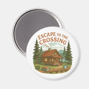 ESCAPE TO THE CROSSING Maggie Sullivan Cozy Cabin Magnet
