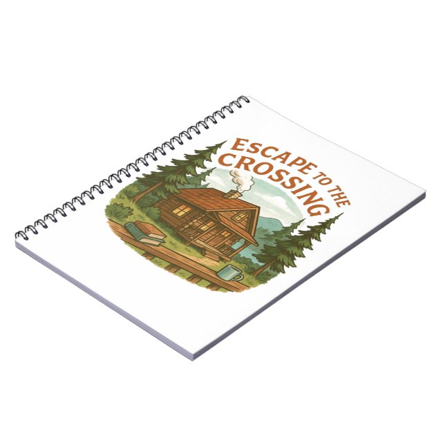 ESCAPE TO THE CROSSING Maggie Sullivan Cozy Cabin Notebook (Left Side)