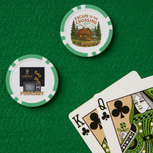ESCAPE TO THE CROSSING Maggie Sullivan Cozy Cabin Poker Chips