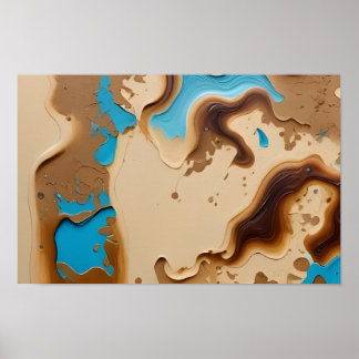 Escape to the Dunes Poster