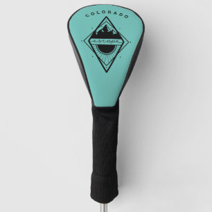 Escape to the Mountains Golf Head Cover Teal
