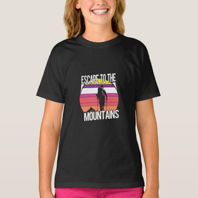 Escape to the Mountains T-Shirt (Front)