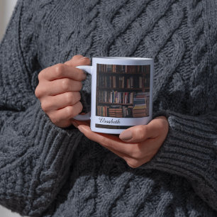 Escape to Your Bookshelf: A Book Lover's Mug