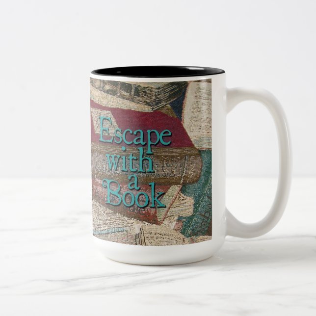 Escape With A Book Coffee Mug (Right)