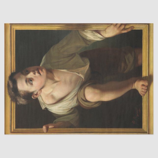 Escaping Criticism by Pere Borrell Del Caso Tissue Paper (Front)