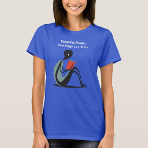 "Escaping Reality, One Page at a Time" book lovers T-Shirt