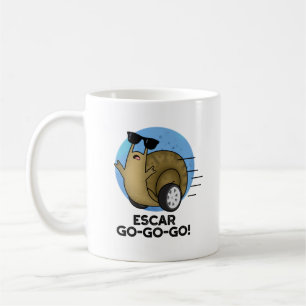 Escar-go-go-go Funny French Snail Pun Coffee Mug