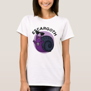 Escar-goth Funny Cool Goth Snail Pun T-Shirt