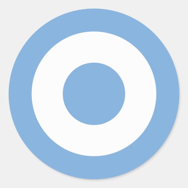 Escarapela Argentina - Roundel of Argentina Classic Round Sticker (Front)