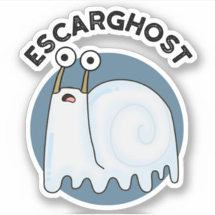 Escarghost Funny French Ghost Snail Pun