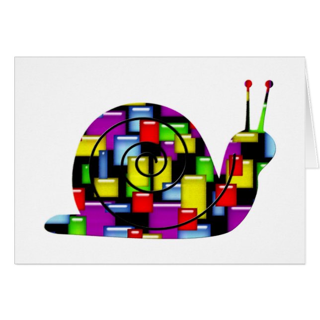 escargot de mosaïque (Devant horizontal)