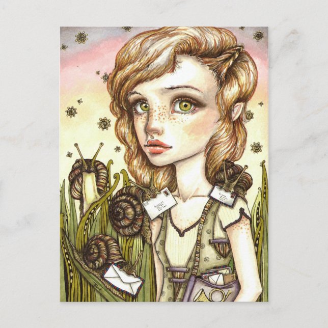Escargot Express Postcard (Front)