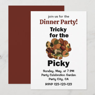 Escargot French Food Tricky For The Picky Dinner  Invitation
