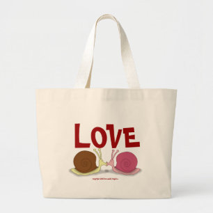 Escargots dans le sac d'amour