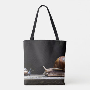 Escargots - Snail Mollusk Tote Bag