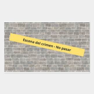 Escena del crimen sticker