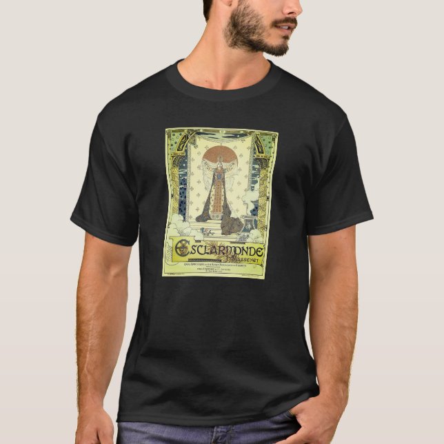 Esclarmonde opera vintage poster T-Shirt (Front)