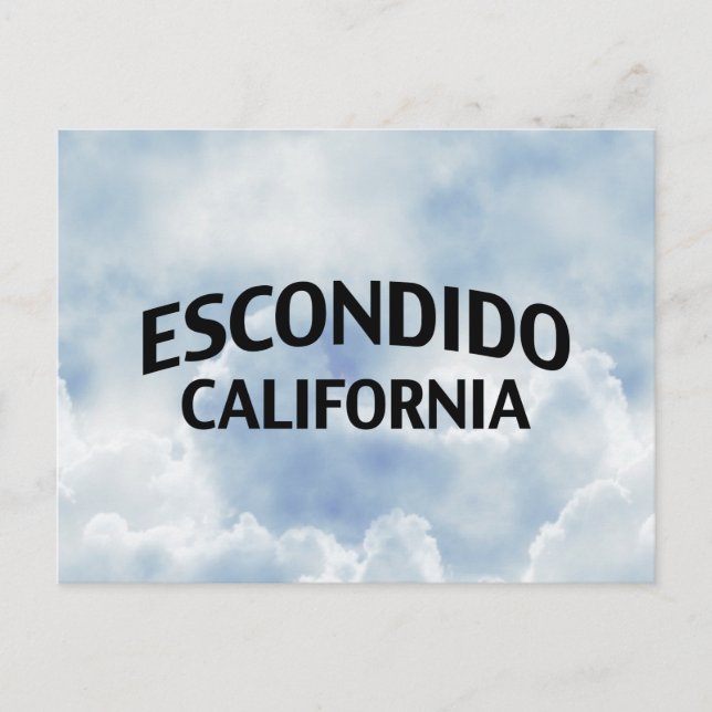 Escondido California Postcard (Front)