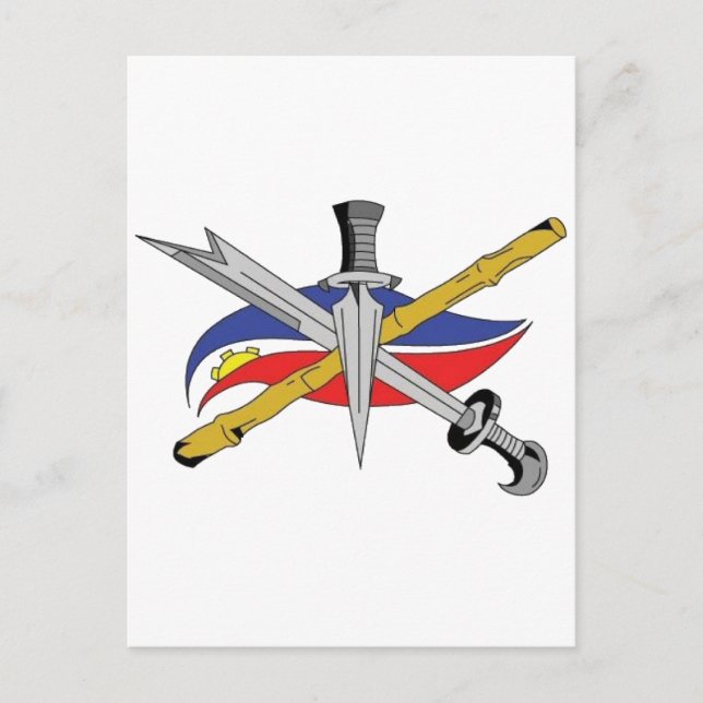 escrima-logo-transparent postcard (Front)