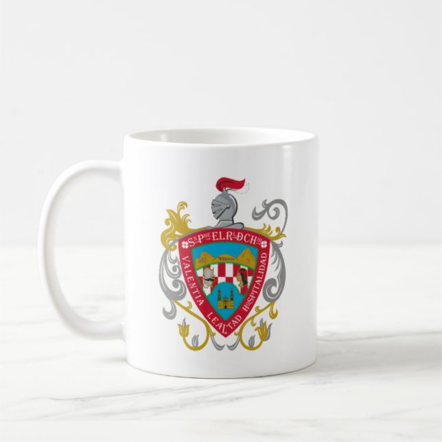 Escudo de Chihuahua - Chihuahua State Flag Coffee Mug (Left)