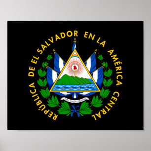 Escudo de El Salvador Poster