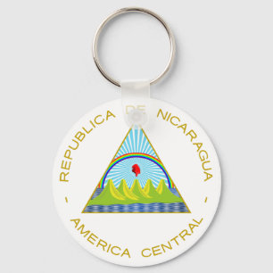 Escudo de Nicaragua Keychain
