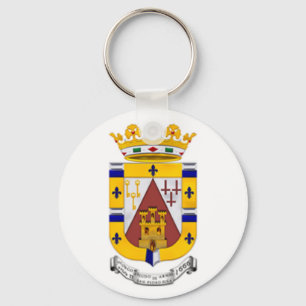 Escudo de San Pedro Sula, Honduras Keychain